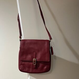 Coach Burgundy Crossbody Bag